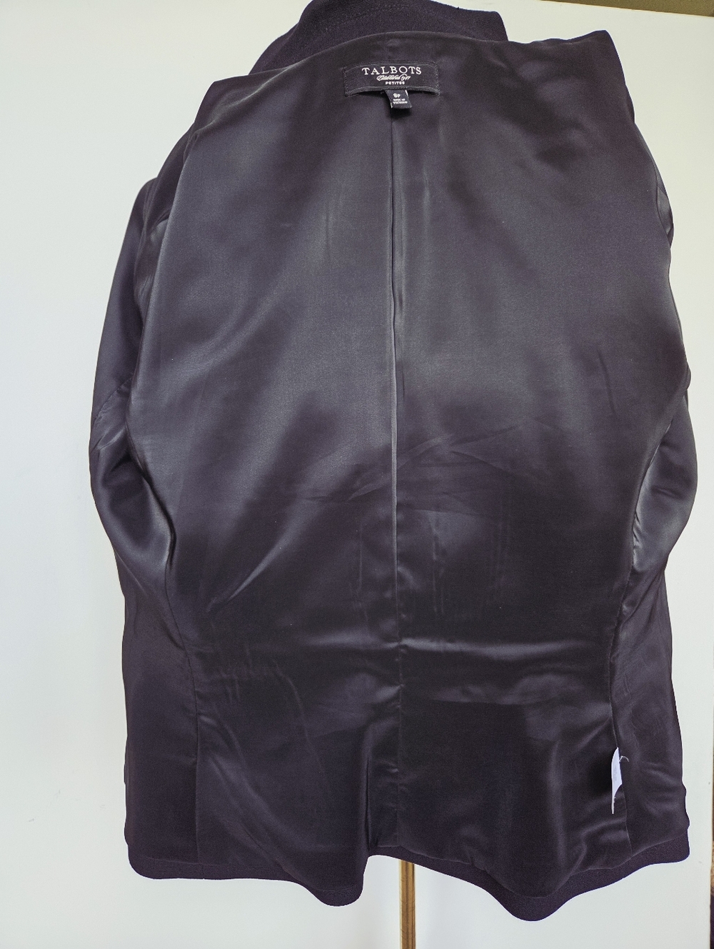 Talbots Black Blazer Size-8P - Picture 8 of 12